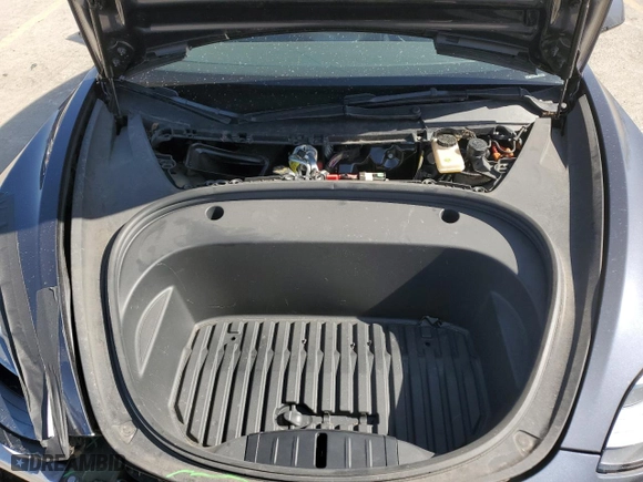 2022 Tesla Model 3 Long Range with VIN 5YJ3E1EB2NF350463, listed as a Copart auction lot 47933085 with 9,527 mi miles and Salvage Title. Bid and sale history available at carsss.com. Image 11.
