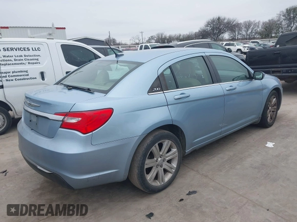 2012 Chrysler 200 Touring with VIN 1C3CCBBB7CN164484, listed as a IAAI auction lot 41576745 with 150,014 mi miles. Bid and sale history available at carsss.com. Image 4.