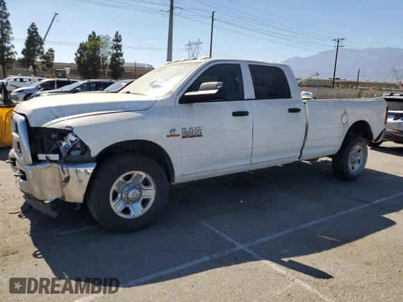 2018 Ram 2500 Tradesman with VIN 3C6UR4HL4JG144202, listed as a Copart auction lot 60995035 with 126,987 mi miles and Salvage title. Bid and sale history available at DreamBid. Image 1.