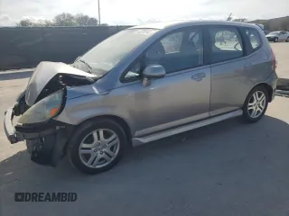 2008 Honda Fit Sport with VIN JHMGD38678S039891, listed as a Copart auction lot 42755145 with 136,252 mi miles and Salvage Title. Bid and sale history available at carsss.com. Image 1.
