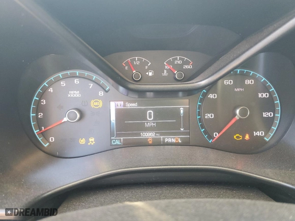 2017 Chevrolet Colorado 2WD Z71 with VIN 1GCGSDEN1H1268789, listed as a Copart auction lot 82748594 with 100,962 mi miles and Salvage Title. Bid and sale history available at carsss.com. Image 9.