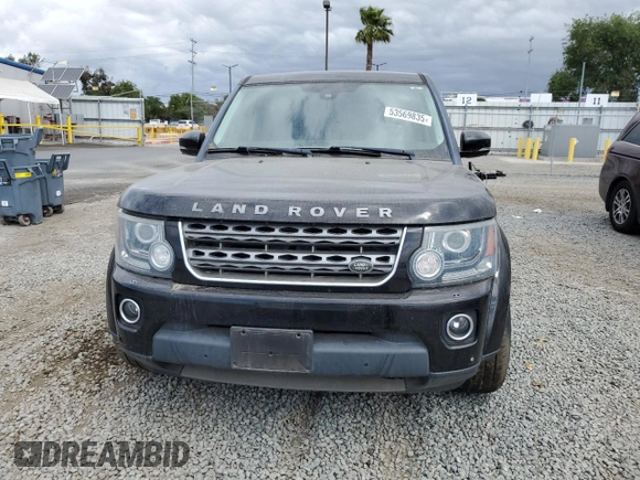 2016 Land Rover LR4 HSE with VIN SALAG2V63GA792196, listed as a Copart auction lot 53569835 with 109,120 mi miles and Clean Title. Bid and sale history available at DreamBid. Image 5.