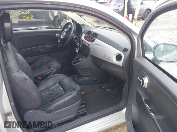 2012 FIAT 500 Lounge with VIN 3C3CFFER1CT148868, listed as a IAAI auction lot 42105829 with 82,746 mi miles and . Bid and sale history available at DreamBid. Image 5.