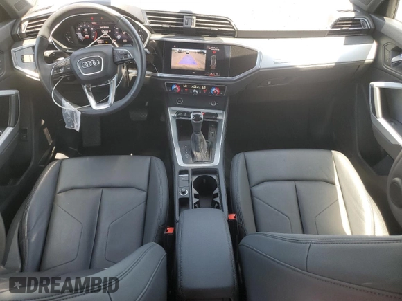 2021 Audi Q3 S line Premium with VIN WA1DECF35M1033074, listed as a Copart auction lot 61259905 with 24,066 mi miles and Salvage title. Bid and sale history available at DreamBid. Image 8.