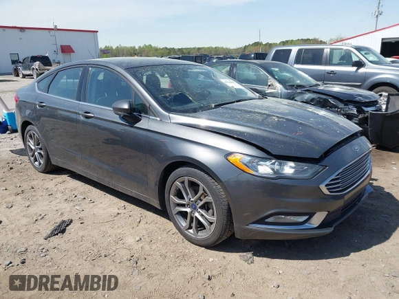 2017 Ford Fusion S with VIN 3FA6P0G73HR240251, listed as a IAAI auction lot 41940426 with 282,023 mi miles. Bid and sale history available at carsss.com. Image 1.