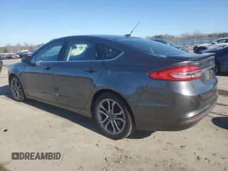 2017 Ford Fusion S with VIN 3FA6P0G76HR201606, listed as a Copart auction lot 41729265 with 124,475 mi miles and Salvage Title. Bid and sale history available at DreamBid. Image 2.