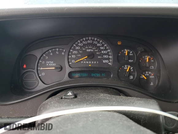 2006 Chevrolet Tahoe LT with VIN 1GNEC13Z56R117064, listed as a Copart auction lot 48733305 with 84,706 mi miles and Clean Title. Bid and sale history available at carsss.com. Image 9.