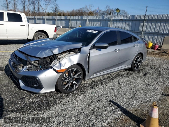 2017 Honda Civic Sedan Si with VIN 2HGFC1E50HH700637, listed as a Copart auction lot 46353815 with 141,533 mi miles and Salvage Title. Bid and sale history available at carsss.com. Image 1.