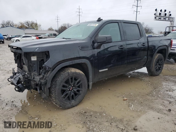 2021 GMC Sierra 1500 with VIN 1GTP9GEK7MZ421268, listed as a Copart auction lot 80513124 with 71,234 mi miles and Salvage Title. Bid and sale history available at DreamBid. Image 1.