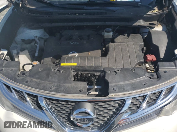 2014 Nissan Murano SV with VIN JN8AZ1MU5EW415613, listed as a Copart auction lot 75419704 with 0 mi miles and Salvage Title. Bid and sale history available at carsss.com. Image 12.