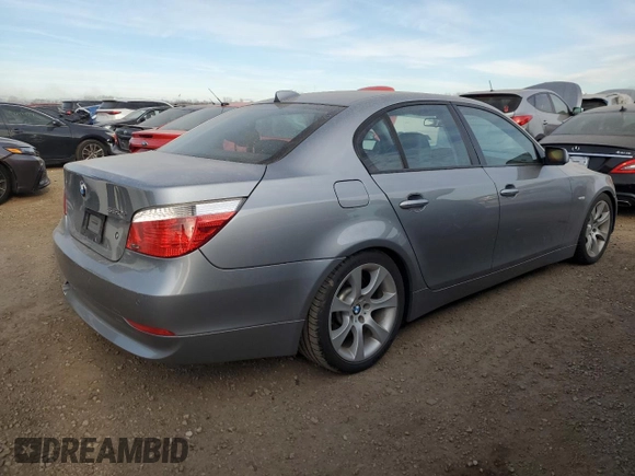 2006 BMW 5 Series 550i with VIN WBANB53586CP02981, listed as a Copart auction lot 84903254 with 124,132 mi miles and Salvage Title. Bid and sale history available at DreamBid. Image 3.