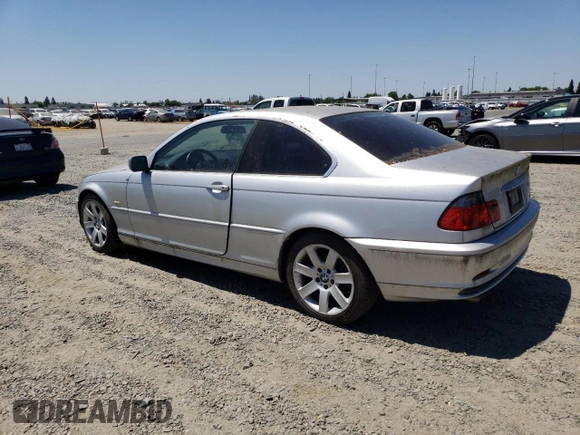 2002 BMW 3 Series 325Ci z VIN WBABN33492PG56069, wystawiony jako Copart lot #57800305 z przebiegiem 189 837 mil mil oraz Czysty tytuł • Clean title. Historia ofert i sprzedaży dostępna na DreamBid. Obrazek 2.
