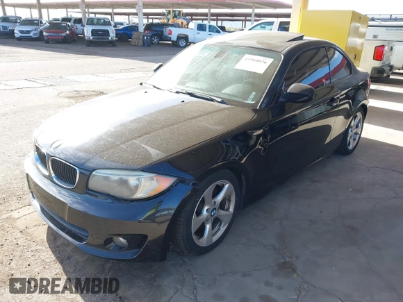 2012 BMW 1 Series 128i with VIN WBAUP9C54CVL91554, listed as a IAAI auction lot 41960036 with 111,434 mi miles and . Bid and sale history available at DreamBid. Image 2.