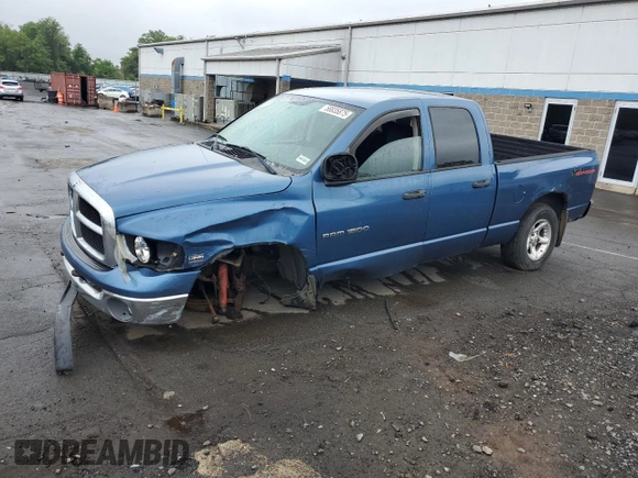 2005 Dodge 1500 SLT z VIN 1D7HU18DX5S291791, wystawiony jako Copart lot #58835875 z przebiegiem 107 943 mil mil oraz Szkoda całkowita • Salvage title. Historia ofert i sprzedaży dostępna na DreamBid. Obrazek 1.