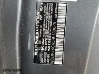 2017 Mercedes-Benz SLC with VIN WDDPK6GA5HF130025, listed as a Copart auction lot 44653215 with 56,895 mi miles and Salvage Title. Bid and sale history available at carsss.com. Image 13.