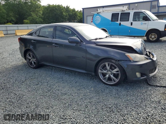 2010 Lexus IS 250 z VIN JTHBF5C25A5113401, wystawiony jako Copart lot #58067135 z przebiegiem 162 699 mil mil oraz Szkoda całkowita • Salvage title. Historia ofert i sprzedaży dostępna na DreamBid. Obrazek 4.