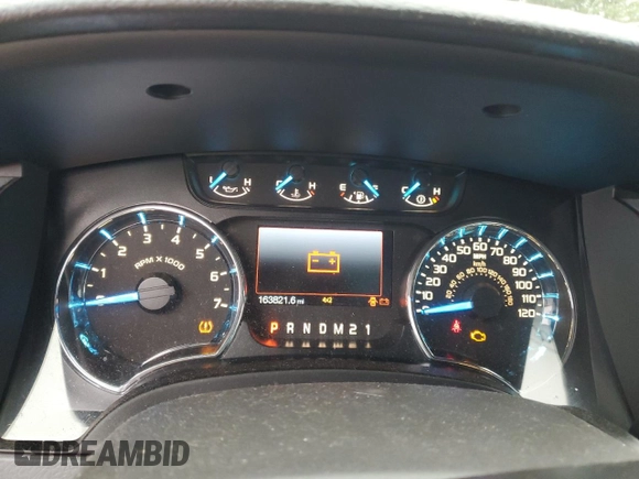 2014 Ford F-150 XL with VIN 1FTNF1EF7EKE29025, listed as a Copart auction lot 76759913 with 163,821 mi miles and Salvage Title. Bid and sale history available at carsss.com. Image 9.