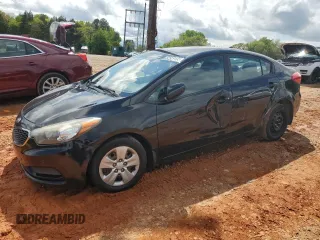 2016 Kia Forte LX with VIN KNAFK4A66G5585093, listed as a Copart auction lot 52929135 with 194,227 mi miles and Salvage Title. Bid and sale history available at carsss.com. Image 1.