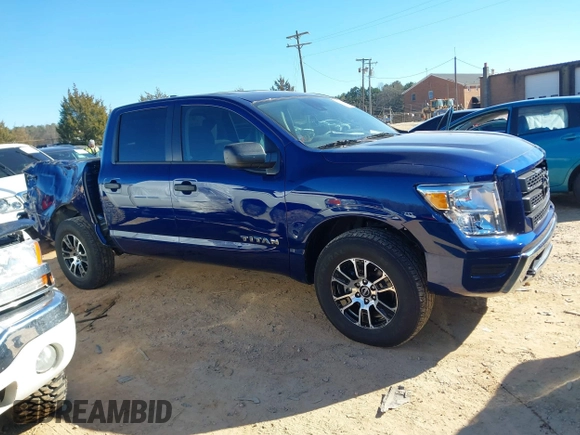 2024 Nissan Titan SV with VIN 1N6AA1EC7RN111913, listed as a IAAI auction lot 41365570 with 8,442 mi miles and . Bid and sale history available at DreamBid. Image 13.