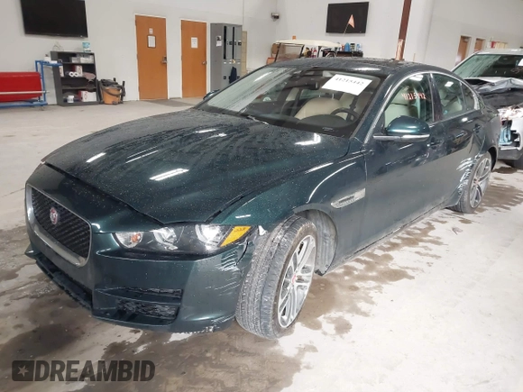 2017 Jaguar XE 35t Premium with VIN SAJAJ4BV8HA965939, listed as a IAAI auction lot 41215442 with 81,247 mi miles. Bid and sale history available at carsss.com. Image 2.