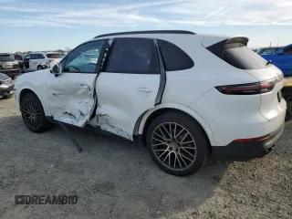 2023 Porsche Cayenne with VIN WP1AA2AY1PDA02763, listed as a Copart auction lot 47258505 with 43,159 mi miles and Salvage title. Bid and sale history available at DreamBid. Image 2.