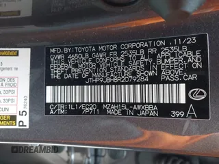 2024 Lexus UX 250h Premium with VIN JTHP9JBH8R2079284, listed as a IAAI auction lot 41661905 with 13,478 mi miles and . Bid and sale history available at DreamBid. Image 9.