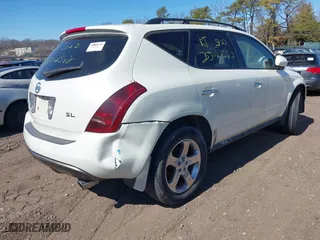 2003 Nissan Murano SL with VIN JN8AZ08T03W120105, listed as a IAAI auction lot 41778803 with 999,999 mi miles. Bid and sale history available at carsss.com. Image 4.