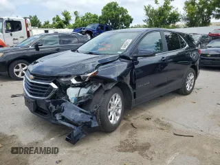 2021 Chevrolet Equinox LT with VIN 3GNAXUEV0MS142723, listed as a Copart auction lot 64482415 with 87,135 mi miles and Salvage title. Bid and sale history available at DreamBid. Image 1.