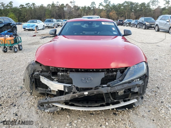 2023 Toyota GR Supra 3.0 with VIN WZ1DB0G02PW055205, listed as a Copart auction lot 84748904 with 0 mi miles and Clean Title. Bid and sale history available at carsss.com. Image 5.