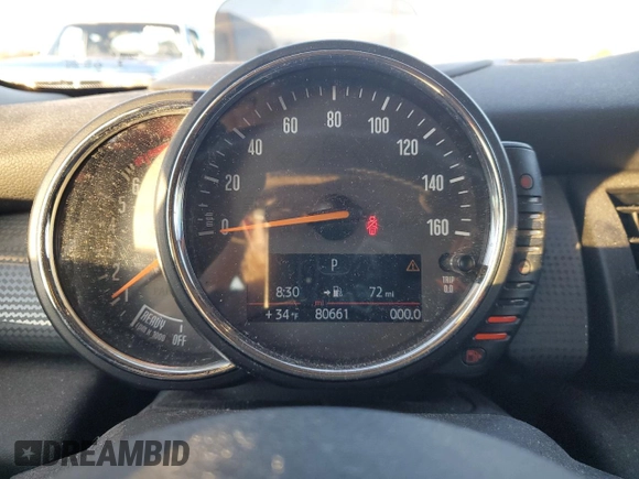 2014 MINI Hardtop with VIN WMWXM5C52ET935398, listed as a Copart auction lot 83096224 with 80,661 mi miles and Salvage Title. Bid and sale history available at DreamBid. Image 9.