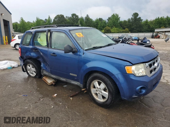 2008 Ford Escape XLS z VIN 1FMCU02Z18KB98824, wystawiony jako Copart lot #61684455 z przebiegiem 172 282 mil mil oraz Szkoda całkowita • Salvage title. Historia ofert i sprzedaży dostępna na DreamBid. Obrazek 4.