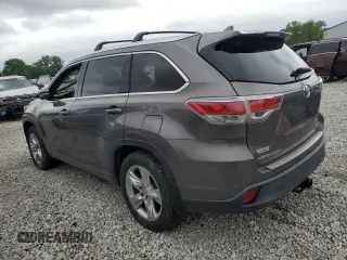 2015 Toyota Highlander Limited z VIN 5TDDKRFH2FS079464, wystawiony jako Copart lot #58397725 z przebiegiem Nie podano mil oraz Szkoda całkowita • Salvage title. Historia ofert i sprzedaży dostępna na DreamBid. Obrazek 2.