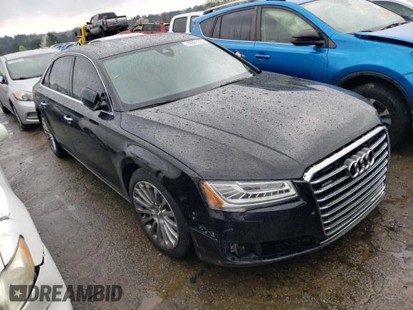 2016 Audi A8 L 3.0T with VIN WAU34AFD5GN011362, listed as a Copart auction lot 43261123 with 92,036 mi miles. Bid and sale history available at carsss.com. Image 4.