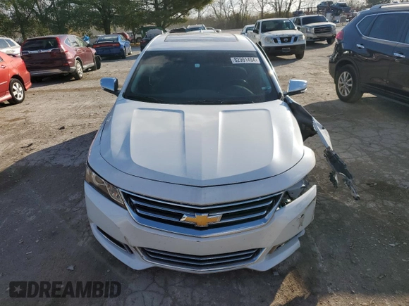 2015 Chevrolet Impala LTZ with VIN 1G1155SL2FU116577, listed as a Copart auction lot 82991494 with Not Provided miles and Salvage Title. Bid and sale history available at DreamBid. Image 5.