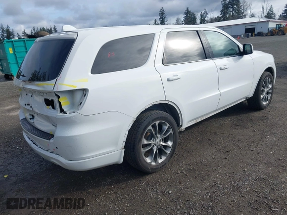 2019 Dodge Durango GT Plus with VIN 1C4RDHDG9KC803201, listed as a IAAI auction lot 41817805 with 81,986 mi miles and . Bid and sale history available at carsss.com. Image 4.