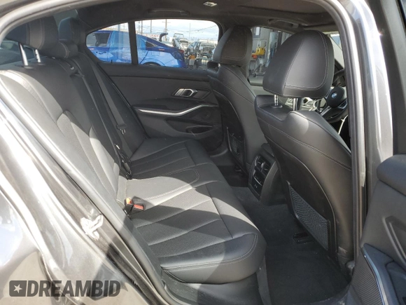 2022 BMW 3 Series 330i xDrive with VIN 3MW5R7J02N8C25100, listed as a Copart auction lot 48193255 with 37,122 mi miles and Salvage Title. Bid and sale history available at carsss.com. Image 10.