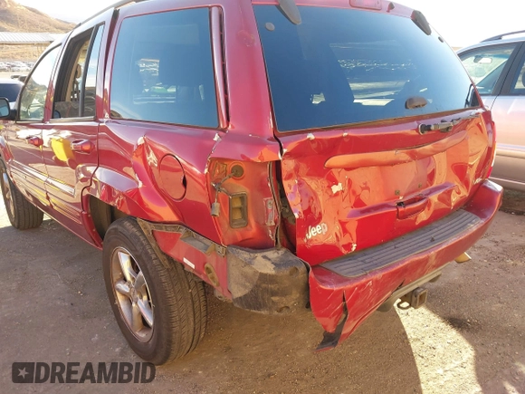 2002 Jeep Grand Cherokee Limited with VIN 1J8GX58N92C186560, listed as a IAAI auction lot 41383003 with 206,195 mi miles and . Bid and sale history available at DreamBid. Image 6.