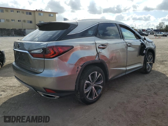 2022 Lexus RX with VIN 2T2HZMAA8NC259769, listed as a Copart auction lot 72956162 with 9,168 mi miles. Bid and sale history available at carsss.com. Image 3.
