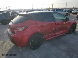 2022 Toyota Corolla Hatchback SE with VIN JTND4MBE5N3190983, listed as a Copart auction lot 45718155 with 62,503 mi miles and Salvage Title. Bid and sale history available at carsss.com. Image 3.