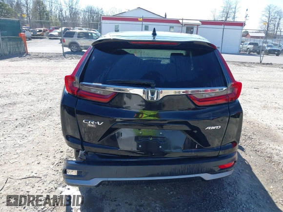 2021 Honda CR-V EX with VIN 2HKRW2H51MH676600, listed as a IAAI auction lot 41622461 with 86,252 mi miles. Bid and sale history available at carsss.com. Image 16.