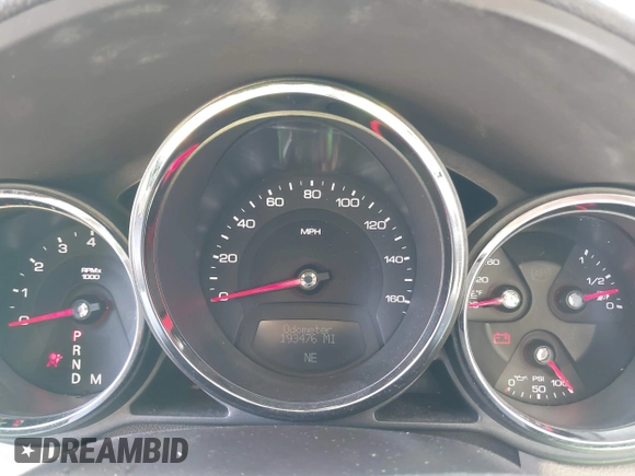 2008 Cadillac CTS RWD w/1SB with VIN 1G6DR57V980186691, listed as a IAAI auction lot 41723161 with 193,476 mi miles. Bid and sale history available at carsss.com. Image 7.