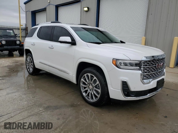 2023 GMC Acadia Denali with VIN 1GKKNXLS5PZ139776, listed as a Copart auction lot 55449835 with 18,418 mi miles and Salvage title. Bid and sale history available at DreamBid. Image 4.