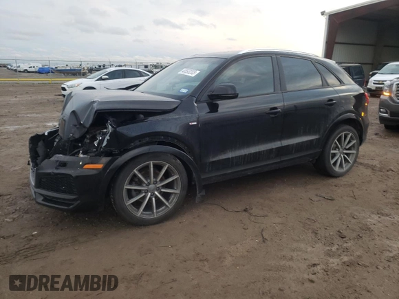 2018 Audi Q3 Premium with VIN WA1BCCFS8JR030946, listed as a Copart auction lot 40593203 with 56,242 mi miles. Bid and sale history available at carsss.com. Image 1.