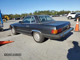 1986 Mercedes-Benz 560 SL with VIN WDBBA48D5GA038671, listed as a Copart auction lot 48361685 with 120,509 mi miles and Clean Title. Bid and sale history available at DreamBid. Image 2.
