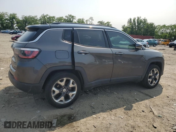 2017 Jeep Compass Limited с VIN 3C4NJDCB1HT688595, выставлен на аукционе Copart как лот 58960745 с пробегом 84 565 миль миль и Списание • Salvage title. История ставок и продаж доступна на DreamBid. Изображение 3.