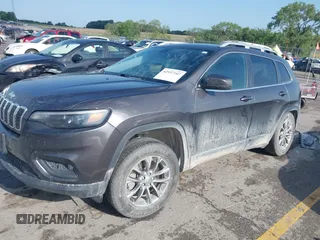 2019 Jeep Cherokee Latitude Plus with VIN 1C4PJMLX8KD418331, listed as a IAAI auction lot 42557107 with 108,096 mi miles and . Bid and sale history available at DreamBid. Image 17.