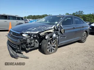 2023 Volkswagen Jetta S with VIN 3VW5M7BU3PM024719, listed as a Copart auction lot 51684925 with 25,880 mi miles and Salvage title. Bid and sale history available at DreamBid. Image 1.