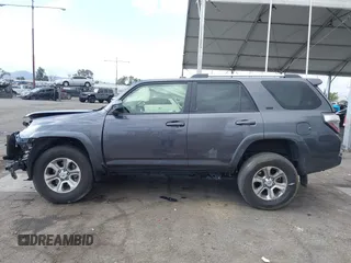2023 Toyota 4Runner SR5 with VIN JTEEU5JRXP5302750, listed as a IAAI auction lot 42125821 with 29,818 mi miles and . Bid and sale history available at DreamBid. Image 14.