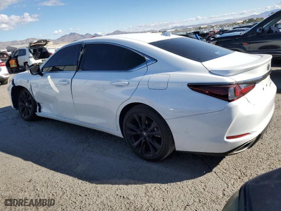 2023 Lexus ES with VIN 58AJZ1B17PU141581, listed as a Copart auction lot 77873054 with 21,780 mi miles and Salvage Title. Bid and sale history available at carsss.com. Image 2.
