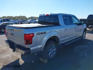 2019 Ford F-150 XL with VIN 1FTEW1E48KKE48547, listed as a IAAI auction lot 40789789 with 123,630 mi miles. Bid and sale history available at carsss.com. Image 4.